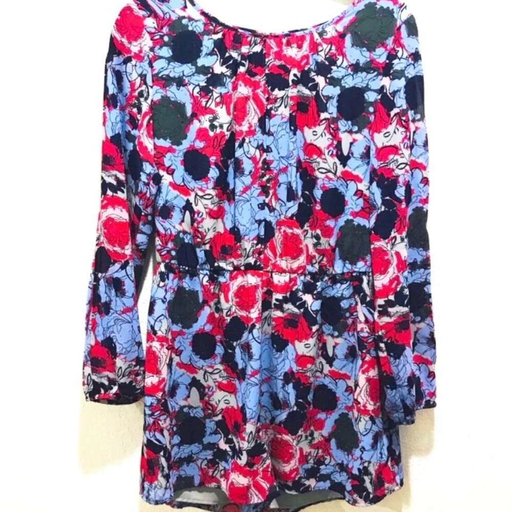 Leith Floral Print Keyhole Romper